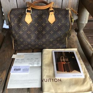 Authentic Louis Vuitton Speedy 30